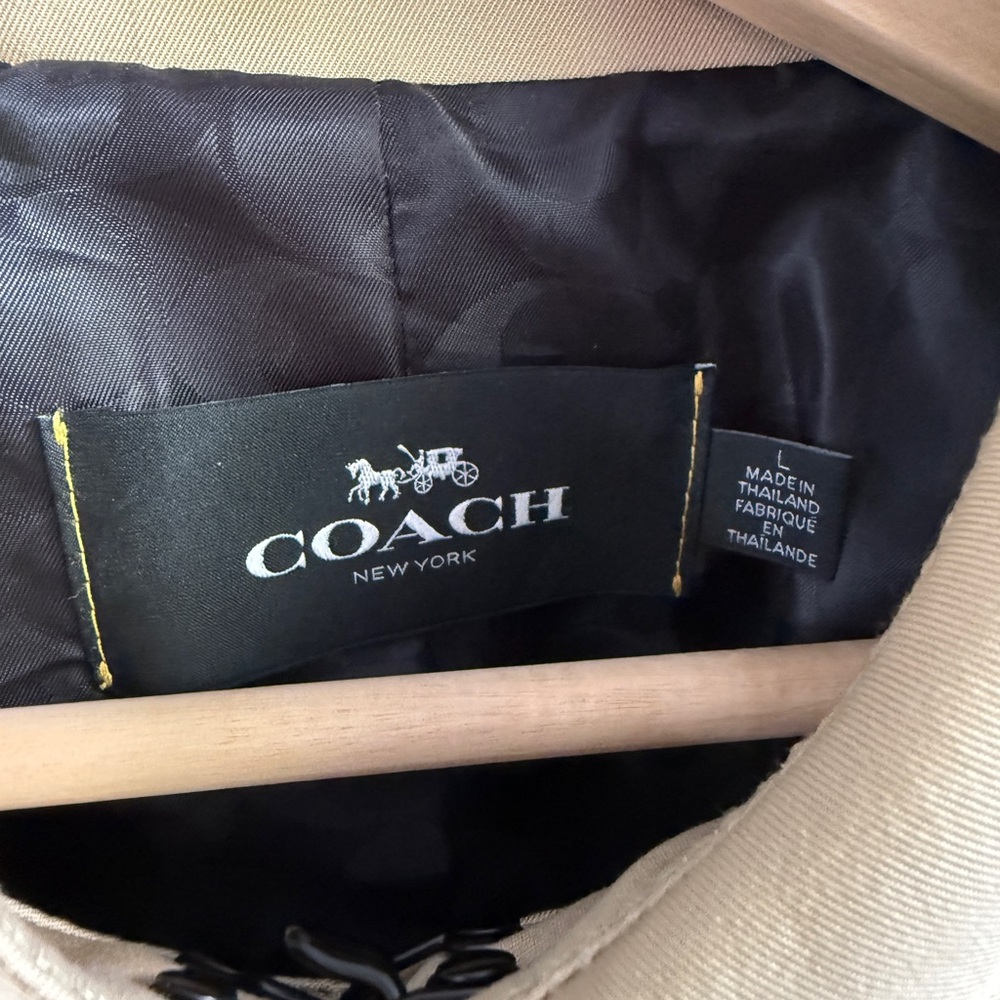 Coach Mid Trench Coat - Classic Khaki - Picture 7 of 8